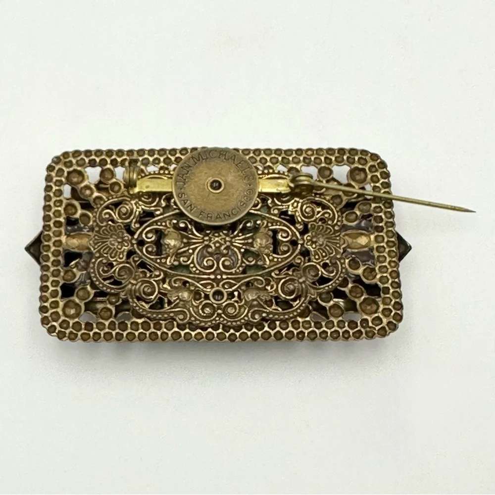 Jan Micheals Vintage Egyptian Revival Brooch